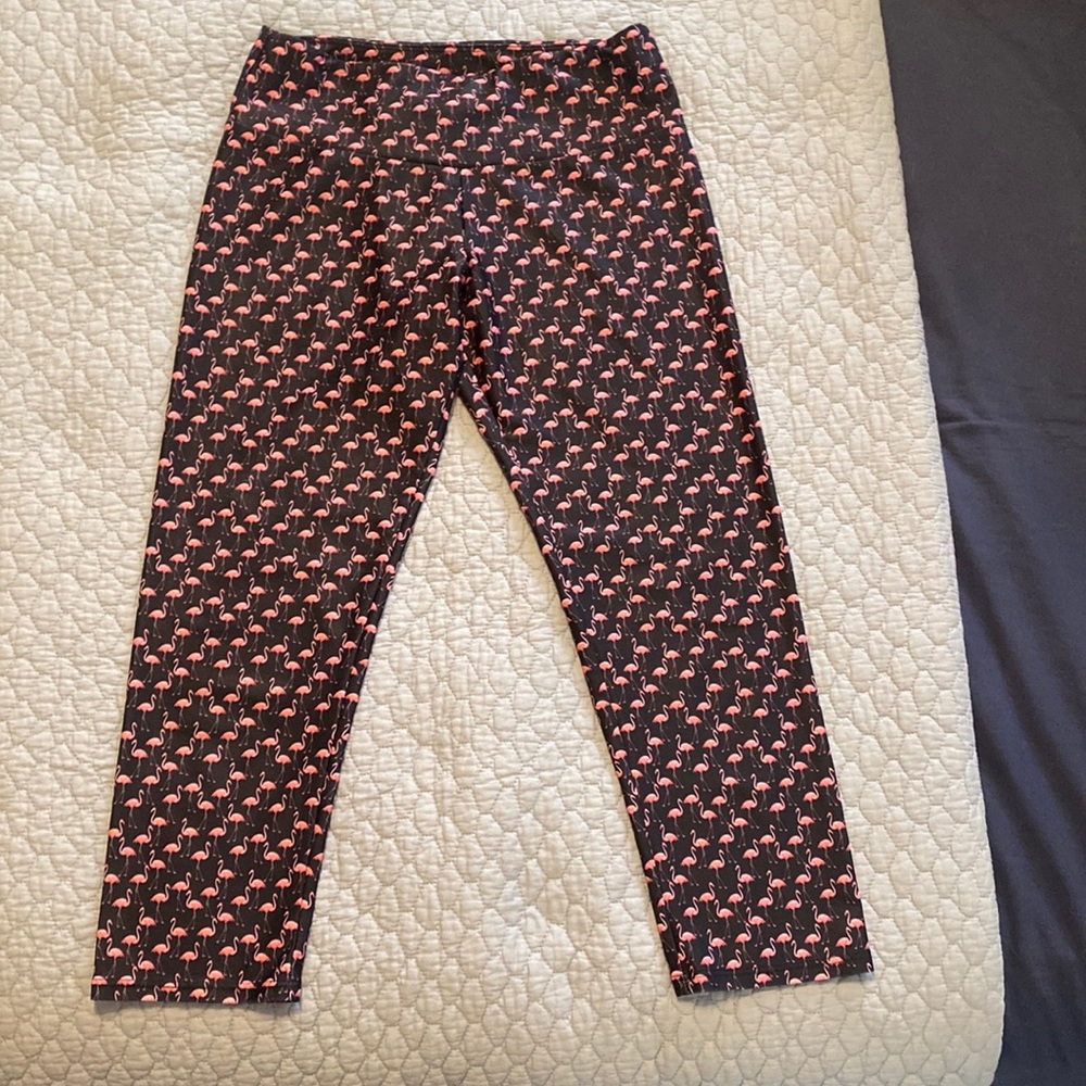 Onzie Flamingo Leggings | sz. XS